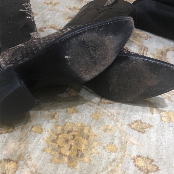 Genuine Python Cowboy Boots - Picture 4 of 7